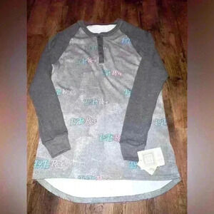 LuLaRoe long sleeve grey RWB logo - Mark - small
